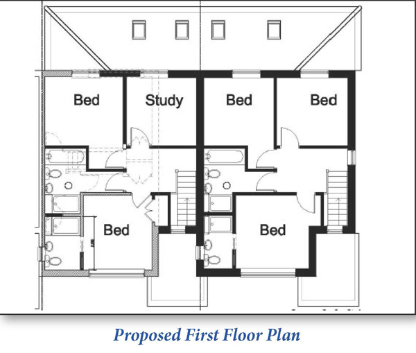 Lot: 113 - END-TERRACE HOUSE WITH PLANNING FOR ADDITIONAL PROPERTY - 